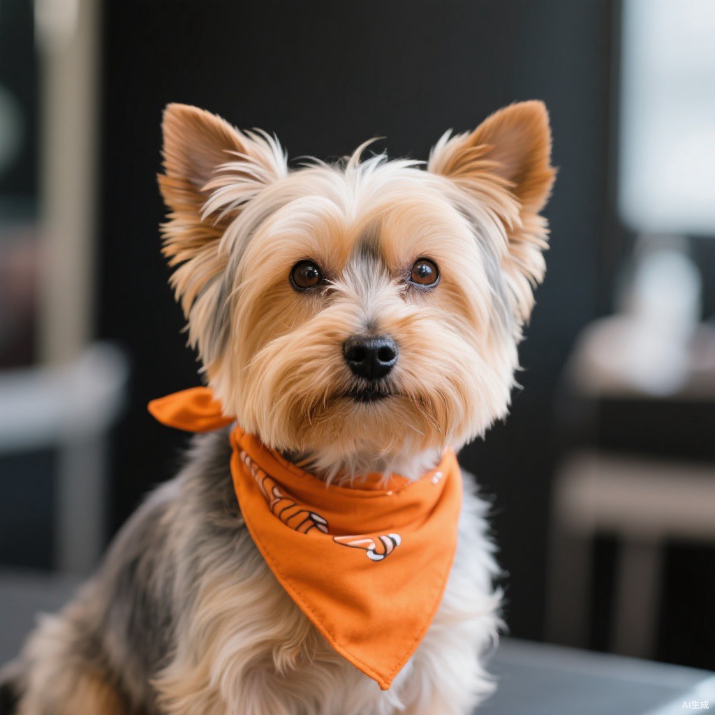 Dog with Bandana